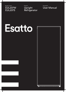 Handleiding Esatto EUL237S Koelkast