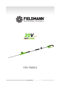 Használati útmutató Fieldmann FZN 70405-0 Sövénynyíró