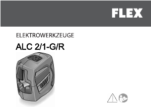Návod Flex ALC 2/1-G/R Čiarový laser