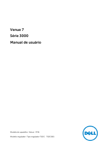 Manual Dell Venue 7 Tablet