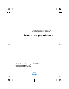 Manual Dell P33G Inspiron 14R Computador portátil