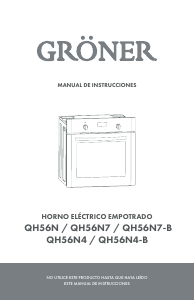 Manual de uso Gröner QH56N4 Horno