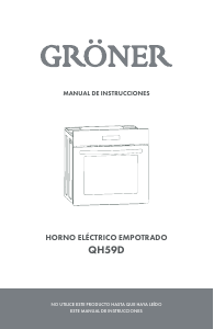 Manual de uso Gröner QH59DSST Horno