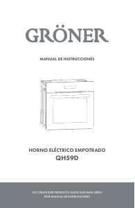 Manual de uso Gröner QH59DT Horno