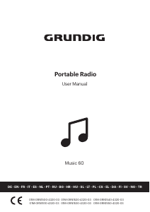 Руководство Grundig Music 60 Радиоприемник