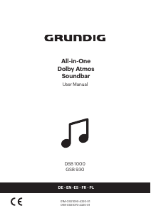 Manual de uso Grundig GSB 930 Altavoz