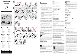 Manual de uso Grundig CLUB Altavoz