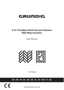 Manual de uso Grundig VCP 5030 Aspirador