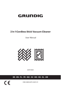 Εγχειρίδιο Grundig VCP 9131 Ηλεκτρική σκούπα