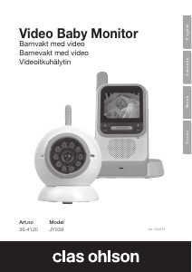 Manual Clas Ohlson JY339 Baby Monitor