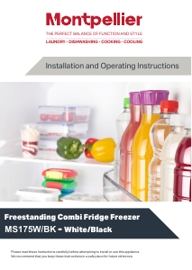 Manual Montpellier MS175W Fridge-Freezer