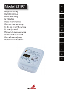Manual No-Flame 83197 Carbon Monoxide Detector