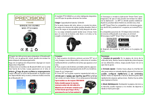 Manual de uso Precision Time PT1016M4S Smartwatch