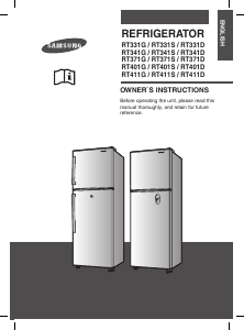 Manual Samsung RT341GBSW Fridge-Freezer