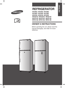 Mode d’emploi Samsung RT34GBTS Réfrigérateur combiné