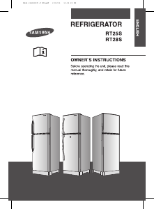 Manual Samsung RT28SCSW Fridge-Freezer