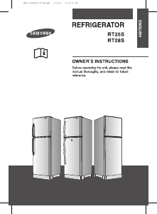 Handleiding Samsung RT28SCSW Koel-vries combinatie