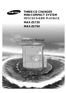 Handleiding Samsung MAX-ZS730 Stereoset