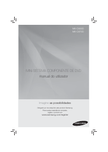 Manual Samsung MX-C870D Aparelho de som