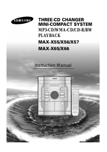 Handleiding Samsung MAX-X56 Stereoset