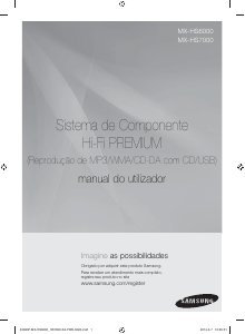 Manual Samsung MX-HS7000 Aparelho de som
