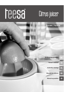 Manual Teesa TSE3005 Citrus Juicer