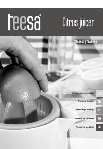 Manual Teesa TSE3010 Storcator citrice