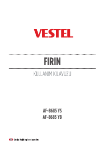 Kullanım kılavuzu Vestel AF-8685 YS Fırın