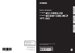Handleiding Yamaha PSR-E363 Keyboard