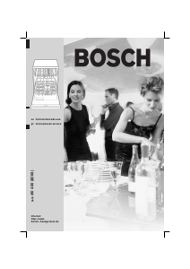 Manual Bosch SGS43A72EP Máquina de lavar louça