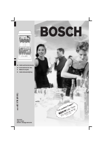 Handleiding Bosch SRS4672EU Vaatwasser