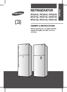 Manual Samsung RT411GKMG Fridge-Freezer
