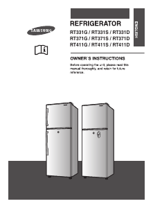 Manual Samsung RT411GBEW Fridge-Freezer