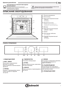 Руководство Bauknecht BIK5 DH8FS2 ES духовой шкаф