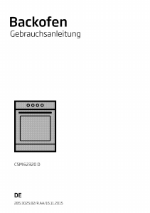 Bedienungsanleitung BEKO CSM 62320 DX Herd