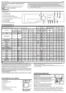 Bedienungsanleitung Bauknecht WS 734 N Waschmaschine