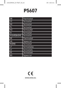 Посібник EMOS P5607 Термостат