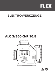 Kasutusjuhend Flex AlC 3/360-G/R 10.8 Pöördlaser