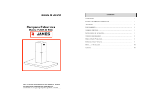 Manual de uso James PLANA Campana extractora