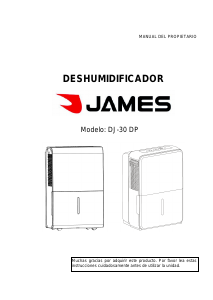 Manual de uso James DJ 30 DP Deshumidificador