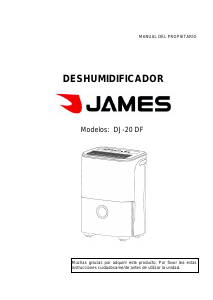 Manual de uso James DJ 20 DF Deshumidificador