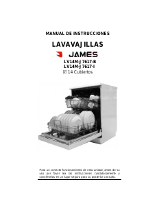 Manual de uso James LV14M-J7617-B Lavavajillas