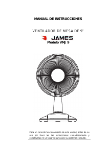 Manual de uso James VMJ 9A Ventilador