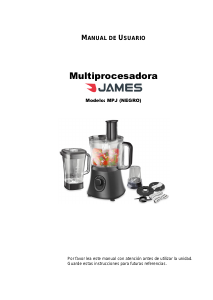 Manual de uso James MPJ Robot de cocina