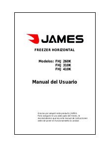Manual de uso James FHJ 250 KR Congelador