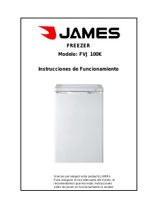 Manual de uso James FVJ 100 KN Congelador