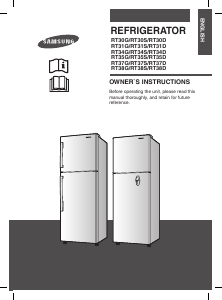 Manual Samsung RT30GLTS Fridge-Freezer