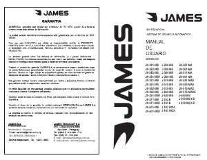 Manual de uso James J 600 MS Frigorífico combinado