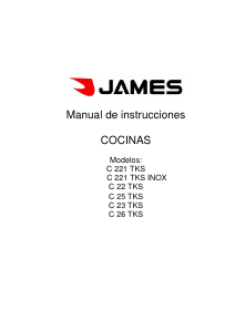 Manual de uso James C 26 TKS - Cocina