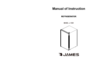 Manual James J-15B1 Refrigerator